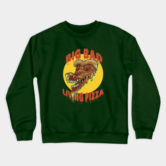 living dead pizza Crewneck Sweatshirt by Paskalamak